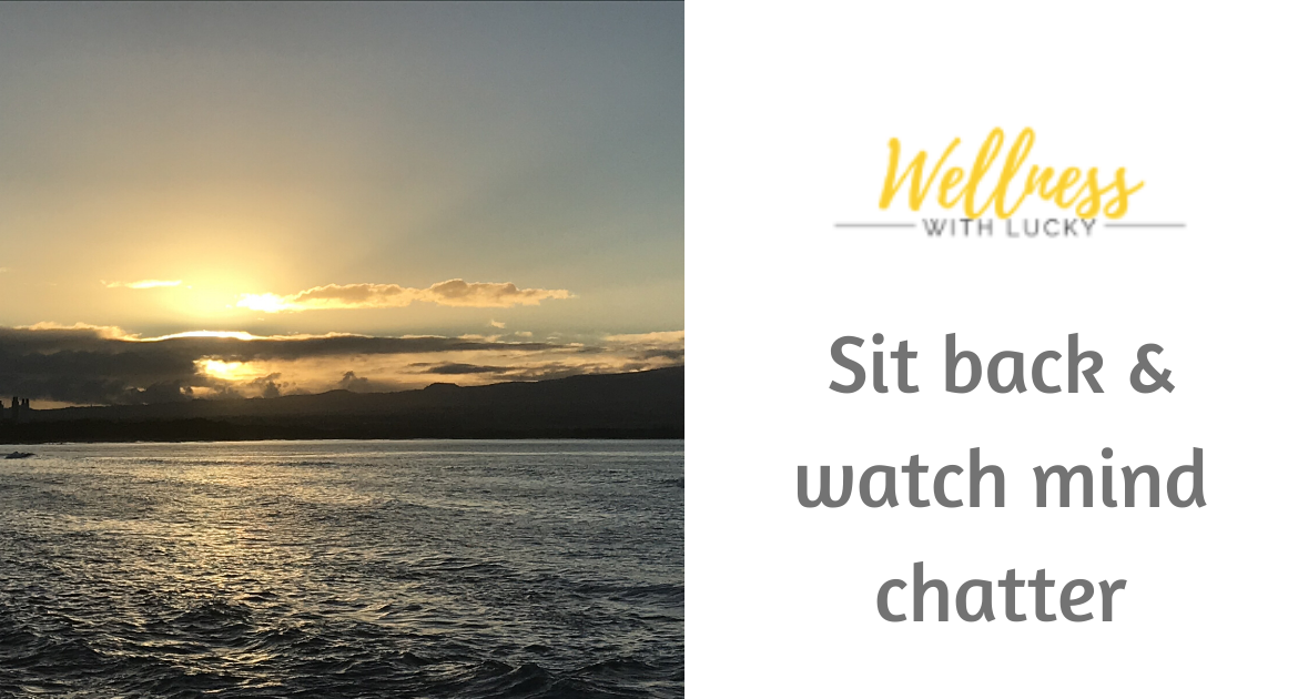 Sit Back and Watch Mind Chatter